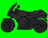 Desenho Motocicleta pintado por pedro