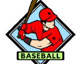 Desenho Logo de basebol pintado por danny_boy