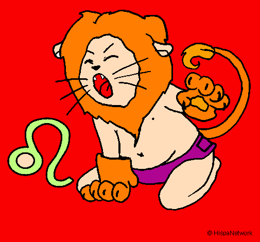 Desenho Leo pintado por Sou do signo Leão:Suyanne