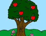 Desenho Macieira  pintado por karinah