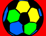 Desenho Bola de futebol pintado por NAAMA