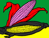 Desenho Espiga de milho  pintado por diego