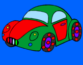 Desenho Carro de brinquedo pintado por FUSCA