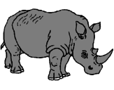 Desenho Rinoceronte pintado por Rinoceronte