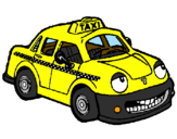 Desenho Herbie Taxista pintado por andreia