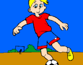 Desenho Jogar futebol pintado por Paranista