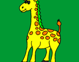 Desenho Girafa pintado por Ronald.gato