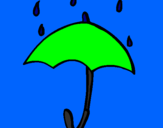 Desenho Guarda-chuva pintado por ADAM