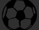 Desenho Bola de futebol pintado por BEBE LILI