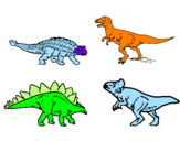 Desenho Dinossauros de terra pintado por RICARDO