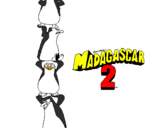 Desenho Madagascar 2 Pingüinos pintado por pedro