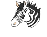 Desenho Zebra II pintado por BIEL