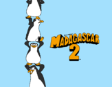 Desenho Madagascar 2 Pingüinos pintado por diego