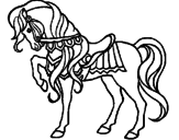 Desenho Cavalo pintado por ba