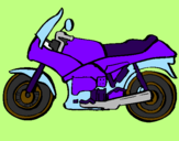 Desenho Motocicleta pintado por maiza
