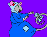 Desenho La ratita presumida 7 pintado por sarocas