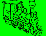 Desenho Comboio pintado por vitoria