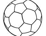 Desenho Bola de futebol II pintado por Larissa