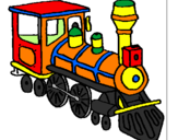 Desenho Comboio pintado por pattys