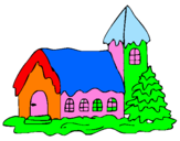 Desenho Casa pintado por wllyc
