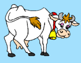 Desenho Vaca pintado por Gabriele