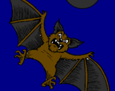 Desenho Morcego cão pintado por gustavo
