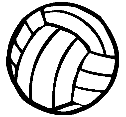 Desenho Bola de voleibol pintado por bola
