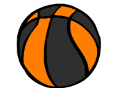 Desenho Bola de basquete pintado por gabiru
