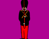 Desenho Soldado de chumbo pintado por ygor cezar