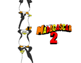 Desenho Madagascar 2 Pingüinos pintado por Jorge