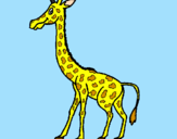 Desenho Girafa pintado por BIEL