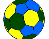 Desenho Bola de futebol II pintado por xa