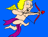 Desenho Cupido alegre pintado por gabryell