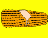 Desenho Espiga de milho  pintado por Víctor