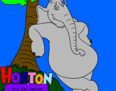 Desenho Horton pintado por leticia