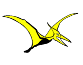 Desenho Pterodáctilo pintado por caio henrique