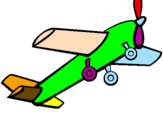 Desenho Brinquedo avião pintado por gui