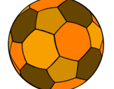 Desenho Bola de futebol II pintado por Aidê