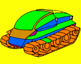 Desenho Nave tanque pintado por caique
