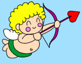 Desenho Cupido  pintado por Mary ¹²³
