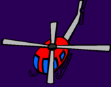 Desenho Helicoptero V pintado por pcf