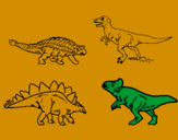 Desenho Dinossauros de terra pintado por KADU