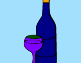 Desenho Vinho pintado por enzo gabriel 