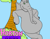 Desenho Horton pintado por gabriella alves