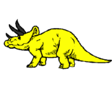 Desenho Triceratops pintado por joao victor
