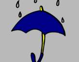 Desenho Guarda-chuva pintado por catia filipa