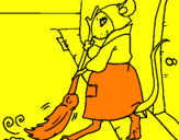 Desenho La ratita presumida 1 pintado por Enzo Negri