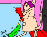 Desenho La ratita presumida 1 pintado por agatha