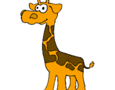 Desenho Girafa pintado por girafa 2