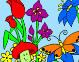 Desenho Fauna e Flora pintado por Jon@